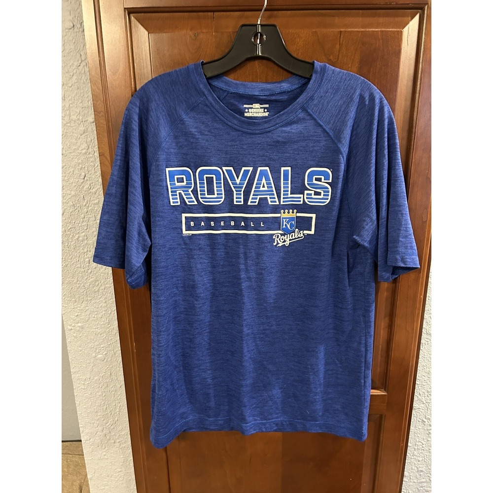 MLB Genuine Merchandise T-Shirt Mens Medium Kansas City Royals Baseball KC